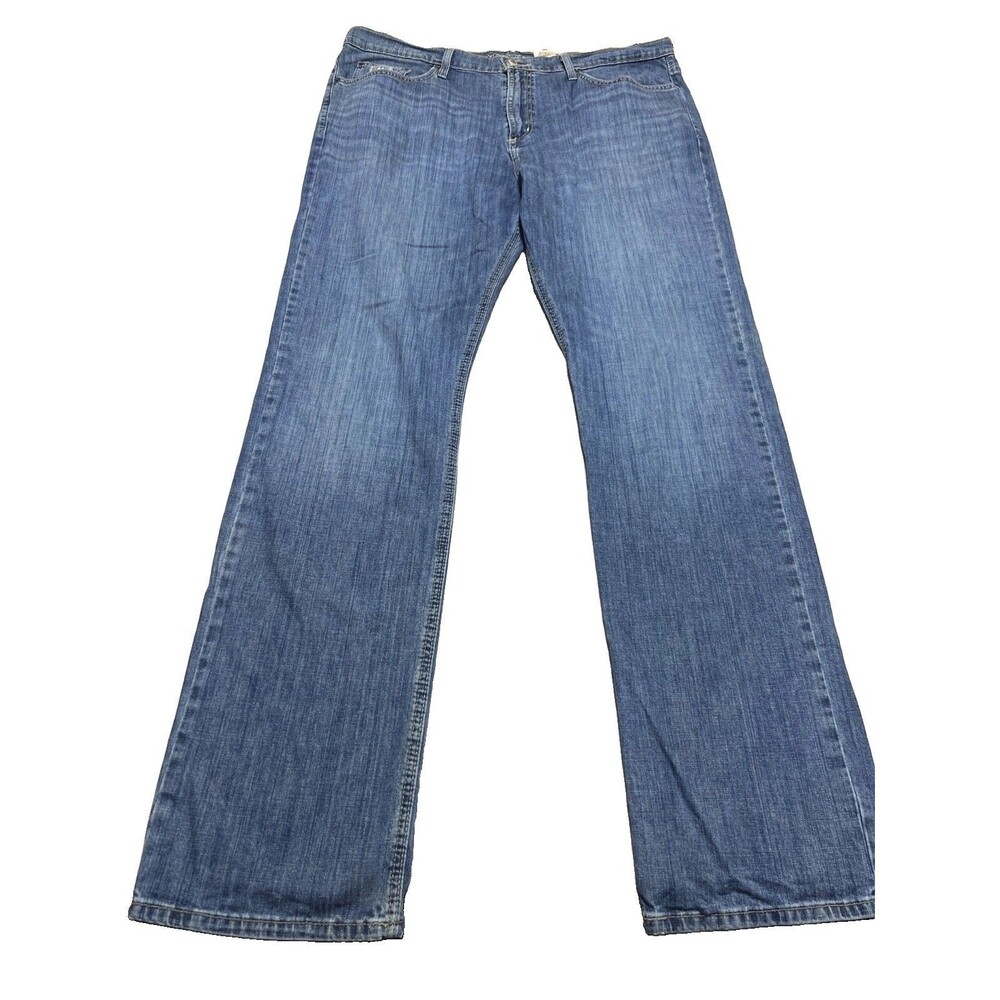 Cinch White Label Jeans 40x36 Blue Relaxed Straight Western Cowboy Ranch Work